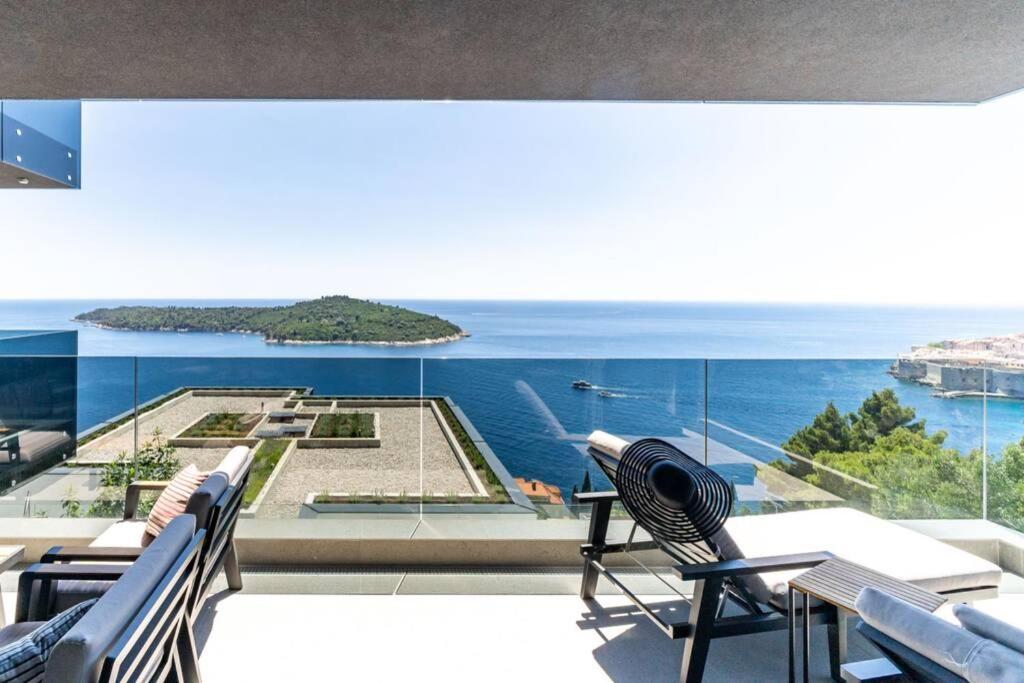 New&Luxury 5* With An Amazing View - Pure Apartment Дубровник Экстерьер фото