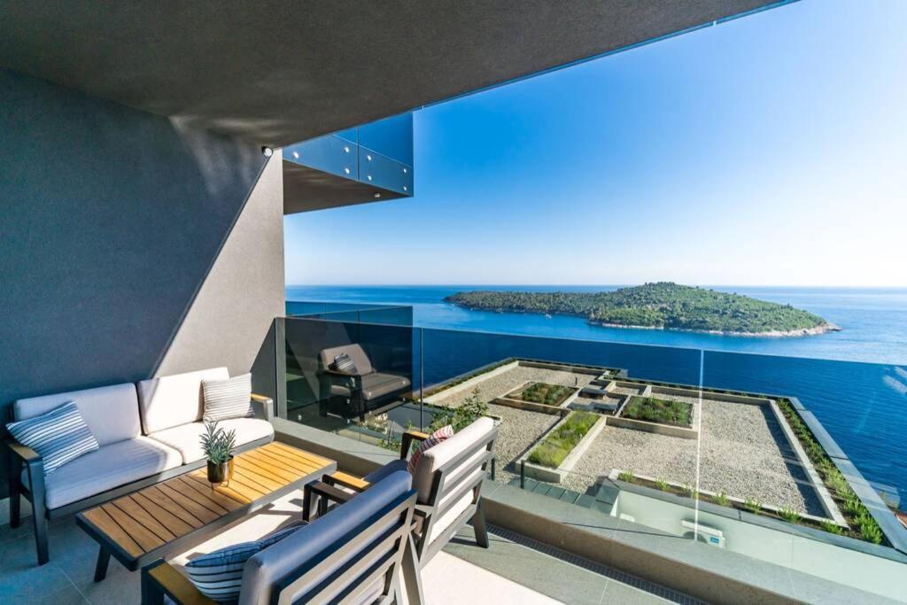 New&Luxury 5* With An Amazing View - Pure Apartment Дубровник Экстерьер фото